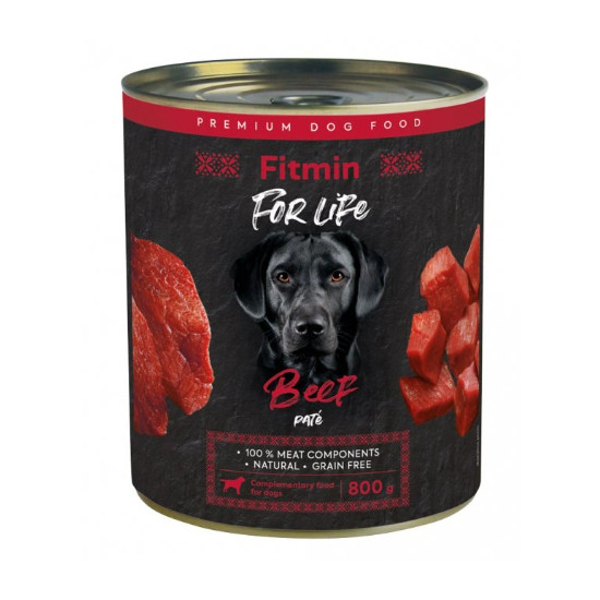 Консервированная говядина для собак «For Life Tin Beef»