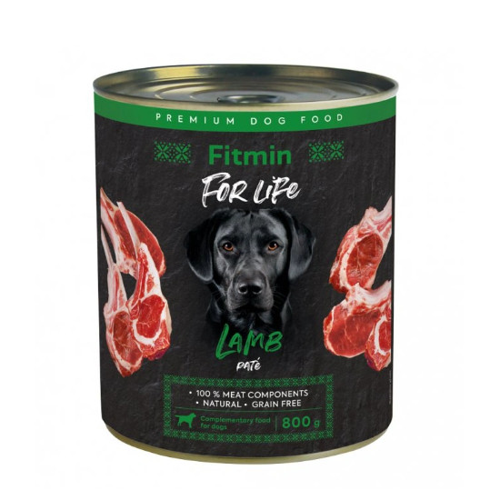 Консервированное мясо ягнёнка для собак «For Life Tin Lamb»