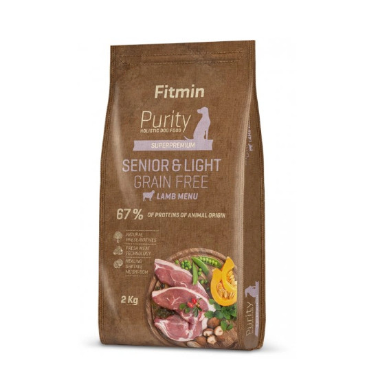 Корм для взрослых собак с избыточным весом и пожилых собак всех пород «Senior&Light Grain Free All Breeds Lamb Menu»