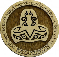 Магнит круглый «Казахстан»
