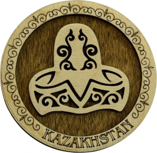 Магнит круглый «Казахстан»