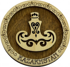 Магнит круглый «Казахстан»