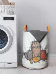 Корзины для белья «Озорные коты»