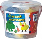 Мягкий пластилин в ведерке, 5 цветов, 400 г