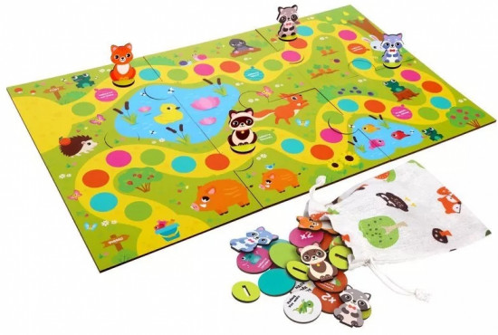 Игра-ходилка настольная «Котики-енотики»