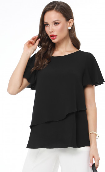 Блузка женская «Все легко и просто, блэк»