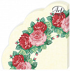 Салфетки бумажные «Венок из роз»