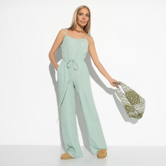 Комбинезон женский «Выхожу на бис! грин, с поясом»