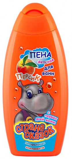 Пена для ванны детская «Персик»