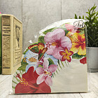 Салфетки бумажные «Тропические цветы»