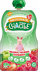 Пюре детское «Яблоко-малина-клубника»