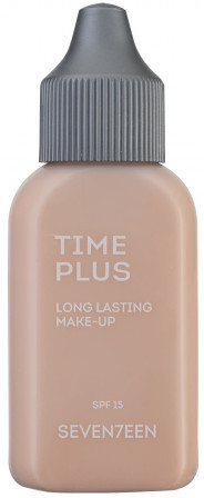 Тональный крем для лица матовый увлажняющий SPF15 «Time Plus», оттенок 03 Натуральный бежевый