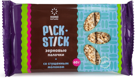 Палочки зерновые со сгущенным молоком «Pick-Stick»