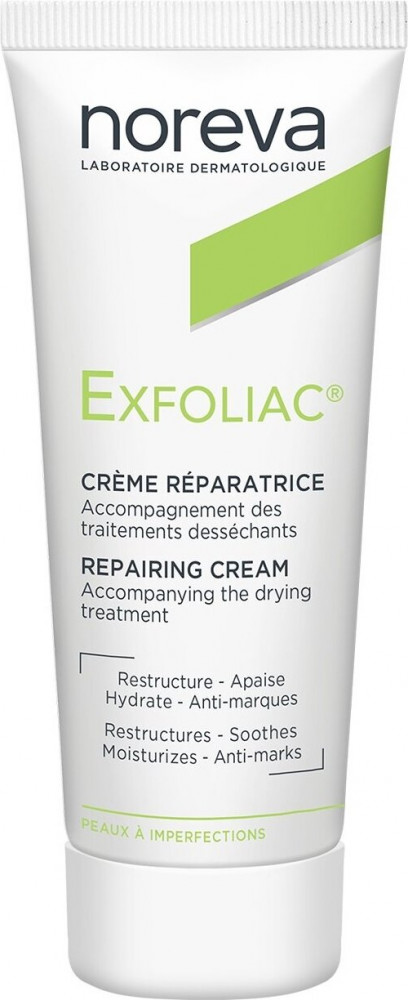 Крем для лица восстанавливающий «Exfoliac Creme Reparatrice» | Exfoliac | Noreva