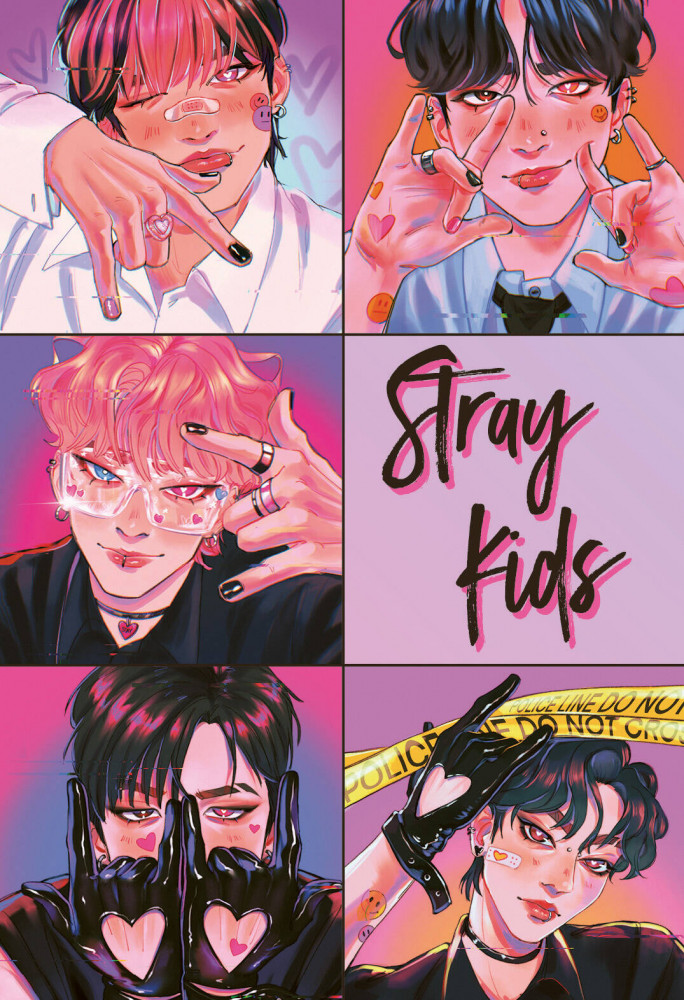 Обложка для паспорта «Stray Kids» | K-POP. Главные книги о корейской культуре