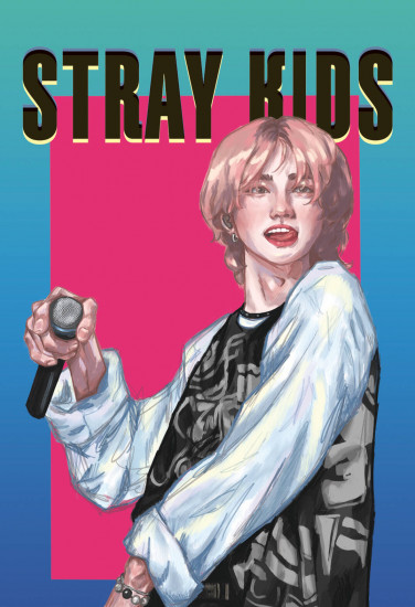 Обложка для пасорта «Stray Kids. Хенджин»