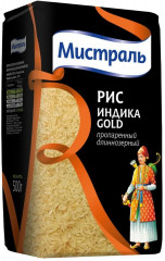 Рис пропаренный длиннозерный «Индика Gold»