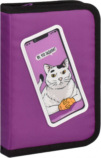 Пенал школьный «Кот»