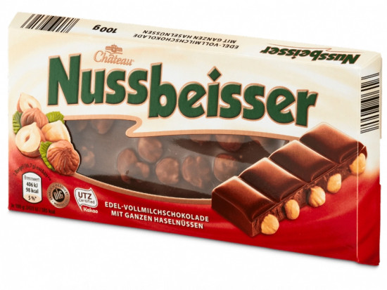 Молочный шоколад с цельным фундуком «Nussbeiser»