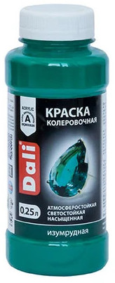 Краска колеровочная, изумрудная