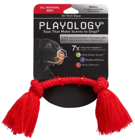 Игрушка для собак с ароматом говядины «Dri-tech rope»