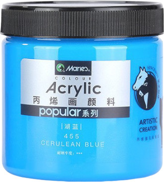 Краска акриловая, 455 Cerulean Blue