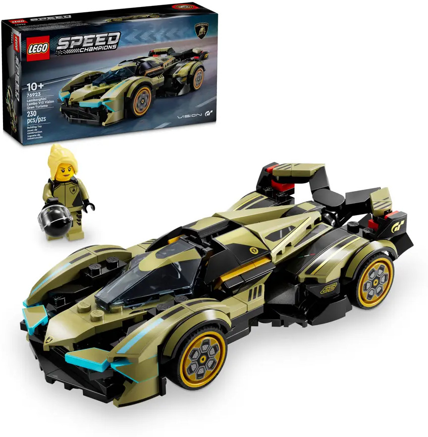 Конструктор Speed Champions 76923 Суперкар Lamborghini Lambo V12 Vision GT. Lamborghini Lambo V12 Vision GT Super Car | LEGO Speed Champions | LEGO