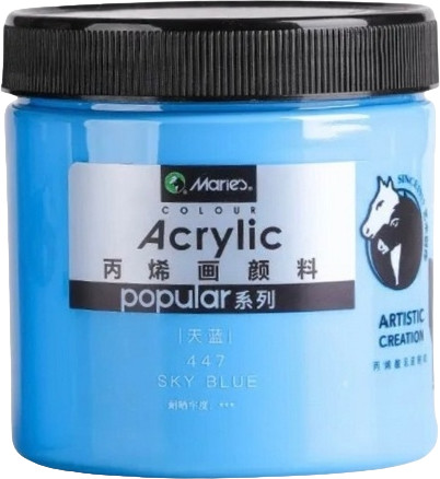 Краска акриловая, 447 Sky Blue