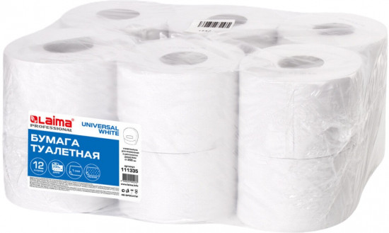 Туалетная бумага «Universal White»