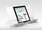 Поставка под книгу и ipad «CookBook», бело-серая