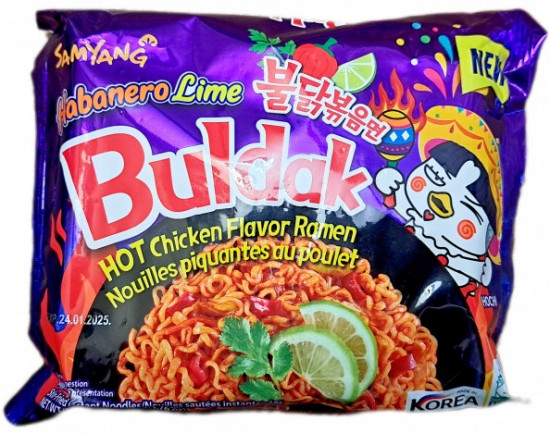 Острый рамен со вкусом перца «Карбонеро и Лайма»