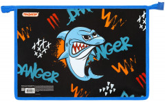 Папка для тетрадей «Angry shark»