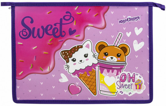 Папка для тетрадей «Candy friends»