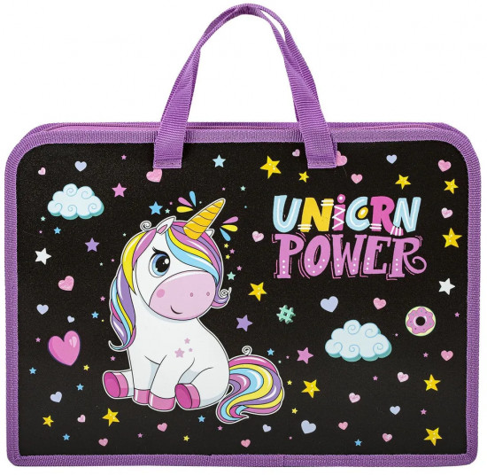 Папка на молнии с ручками «Magic unicorn»