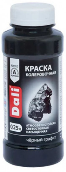 Краска колеровочная, чёрный графит