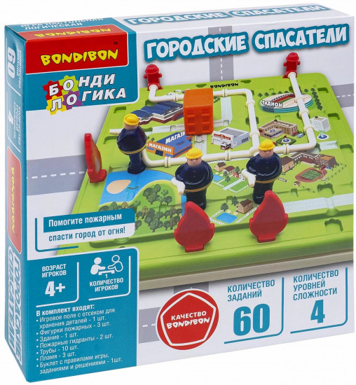 Игра-головоломка настольная «Городские спасатели»