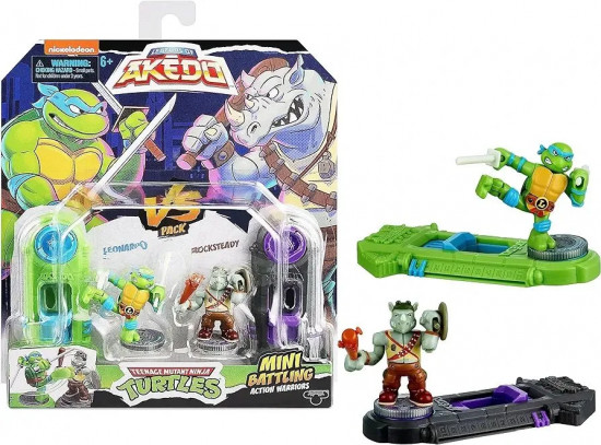 Игровой набор «Поединок TMNT Леонардо против Рокстеди»