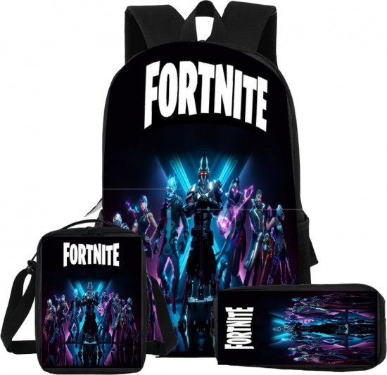Рюкзак школьника 3в1 «Fortnite синее сияние»