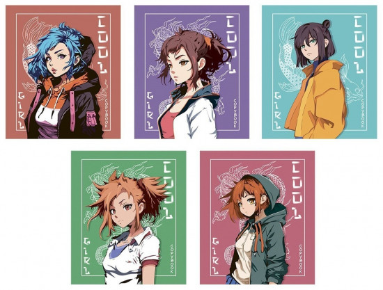 Комплект тетрадей «Cool Girl»