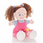 Кукла-девочка в малиновом платье, 25 см