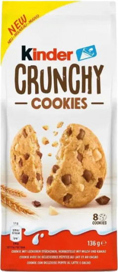 Печенье с кубиками белого и молочного шоколада «Crunchy Cookies»