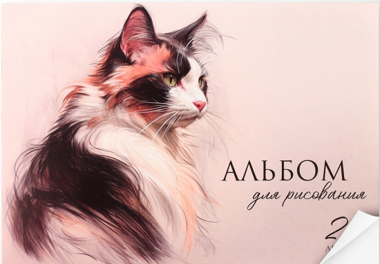 Альбом для рисования «Кошка»