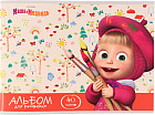 Альбом для рисования «Маша и Медведь»