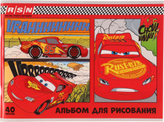 Альбом для рисования «Тачки»