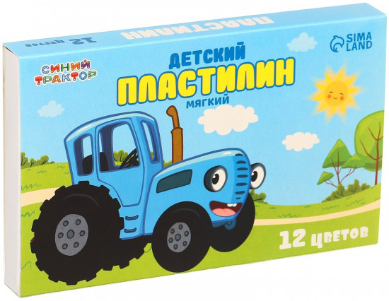 Пластилин «Синий трактор»