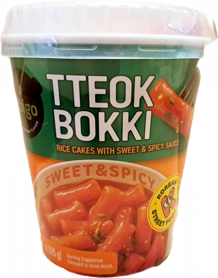Рисовые клёцки ттокпокки остро-сладкие
