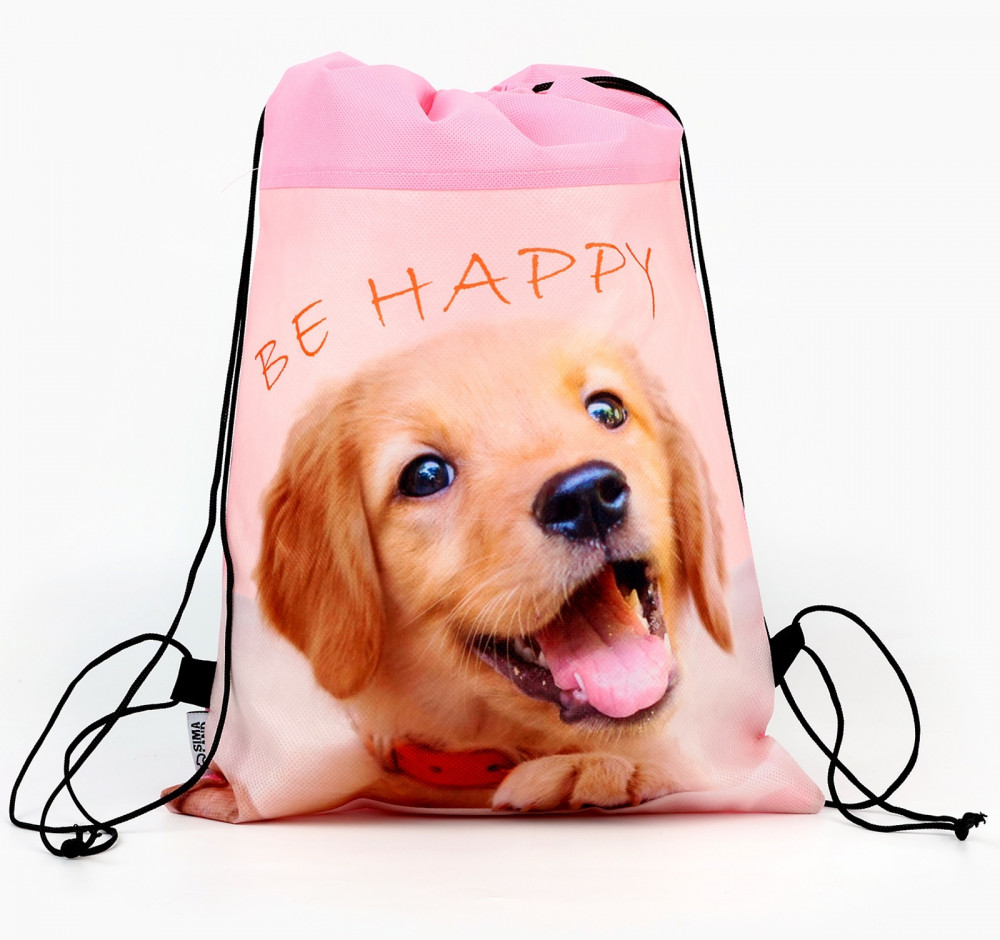 Мешок для обуви «Be happy» | Study — Зверята | ArtFox