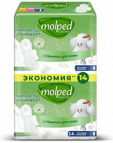 Прокладки ночные «Мягкость и комфорт»