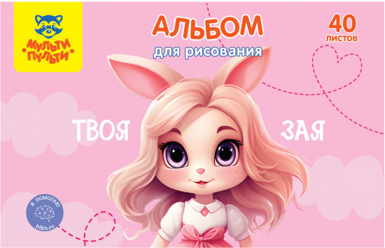 Альбом для рисования «Зая»