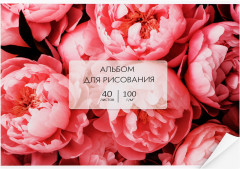 Альбом для рисования «Цветы»
